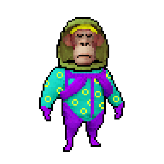 Pixel Radioactive Ape #48