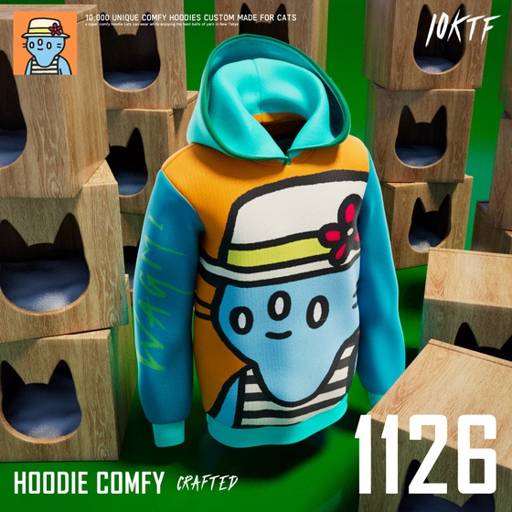 Cool Comfy Hoodie #1126