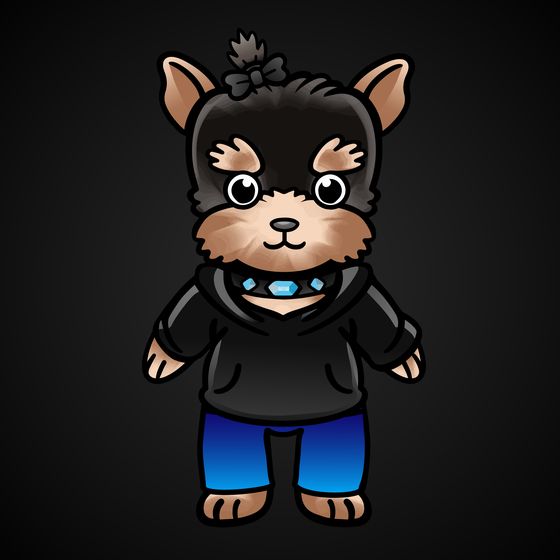 Yorkie By Paws 24K #860