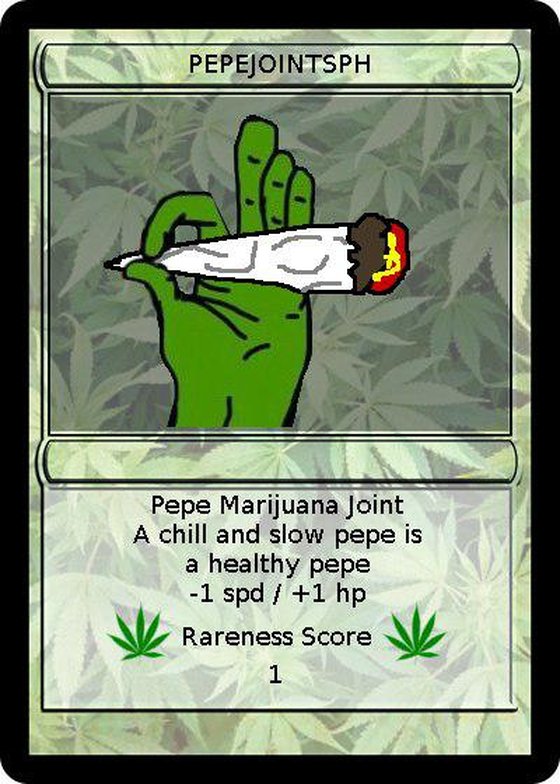 PEPEJOINTSPH | SERIES 1 CARD 13 | Rarepepe | Rare Pepe Wallet 2016 Counterparty XCP weed joint NFT Asset