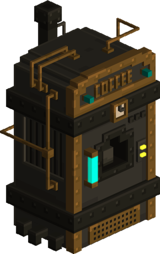 Steampunk coffee machine