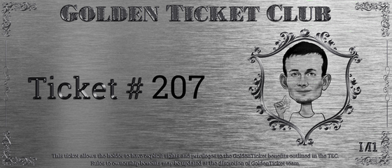 Golden Ticket Club #207
