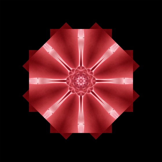 Yin Mandala: Red