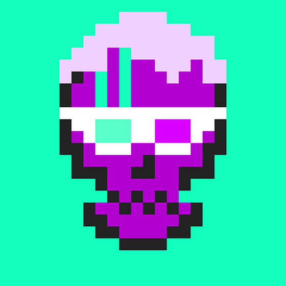 Cyber CryptoSkull #791