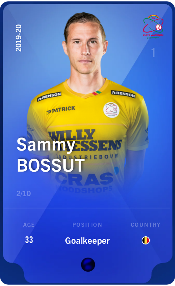 Sammy Bossut 2019-20 • Super Rare 2/10
