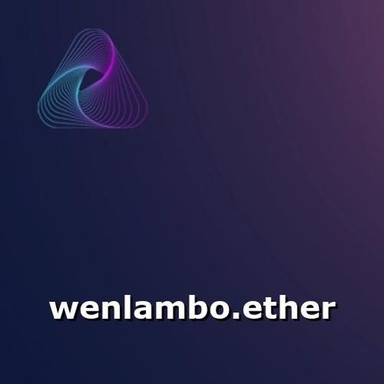 wenlambo.ether