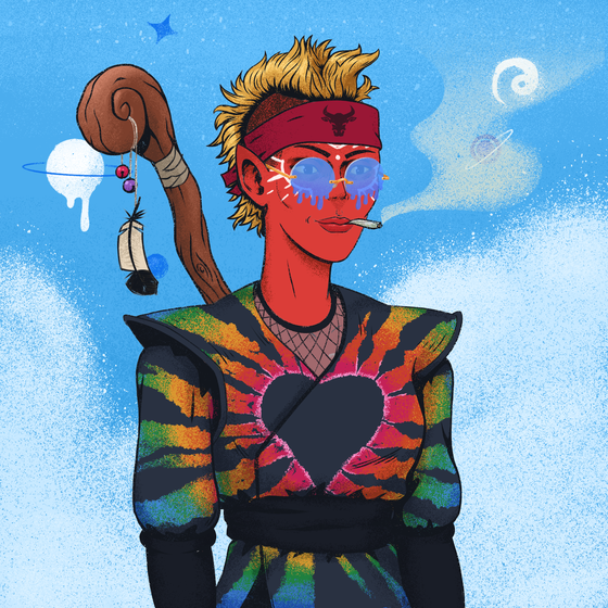 Tie Dye Ninja #7067