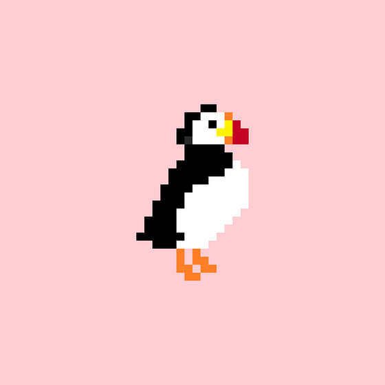 Pixel Puffin #242