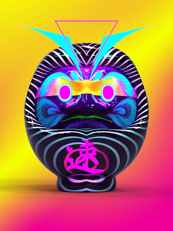 SPEED NEON DARUMA