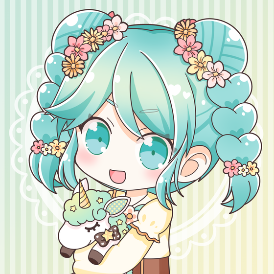 033 Choco Mint Unicorn-chan