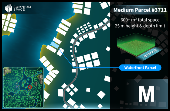 Medium #3711 (M) parcel in Somnium Space