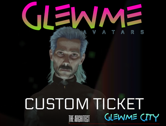 Glewme City Avatars, Limited Series, Custom Ticket