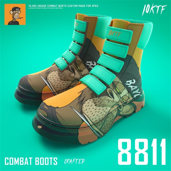 Ape Combat Boots #8811