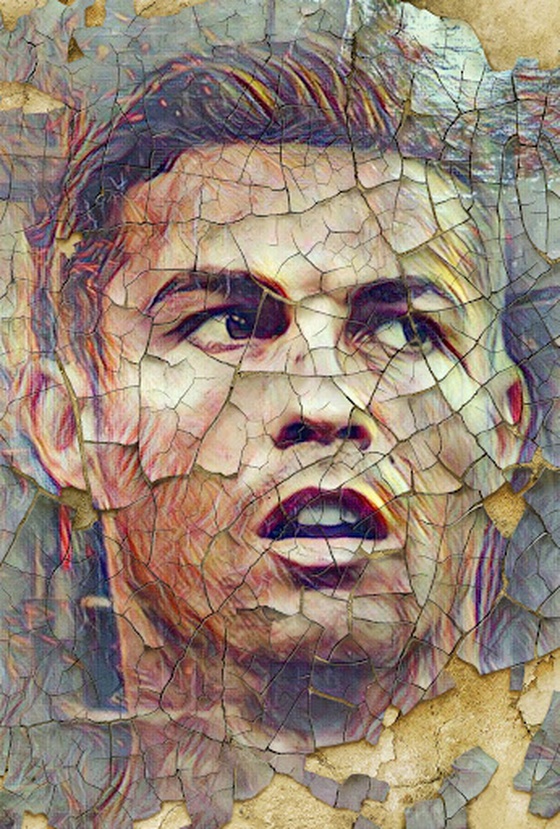 Old paint #119 Christiano Ronaldo