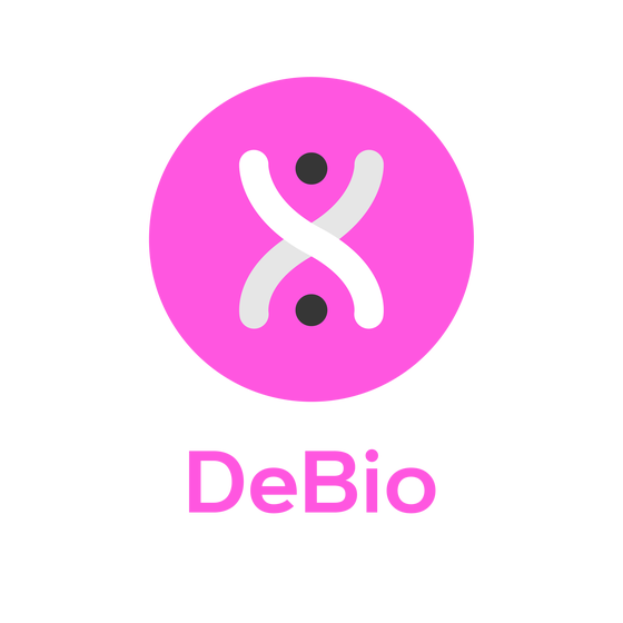 Decentralized Bio Logo (Pink) - www.debio.network