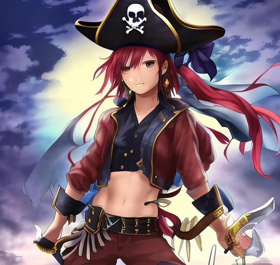pirate girl # 123