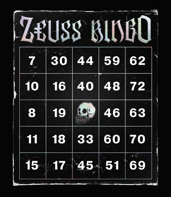 Zeuss Bingo #989