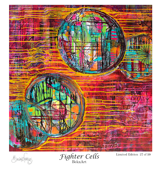 27/30, Limited Edition: “Fighter Cells" BekxArt