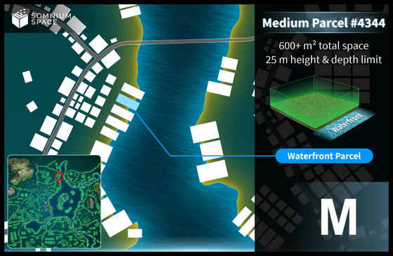 Medium #4344 (M) parcel in Somnium Space