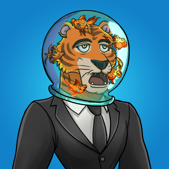 Athletic tiger #0722
