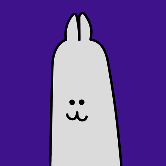Very Long Monochrome Animals Rabbit