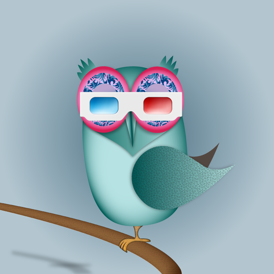 Groovy Owl #1290