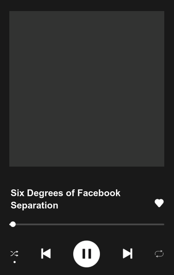 Six Degrees of Facebook Separation