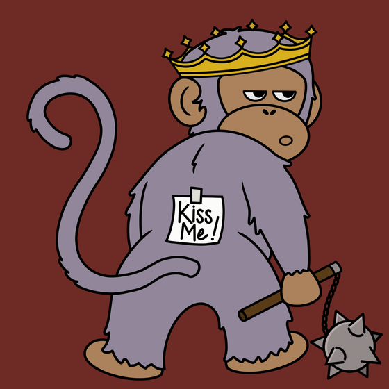 Kiss Me Monkey #7444