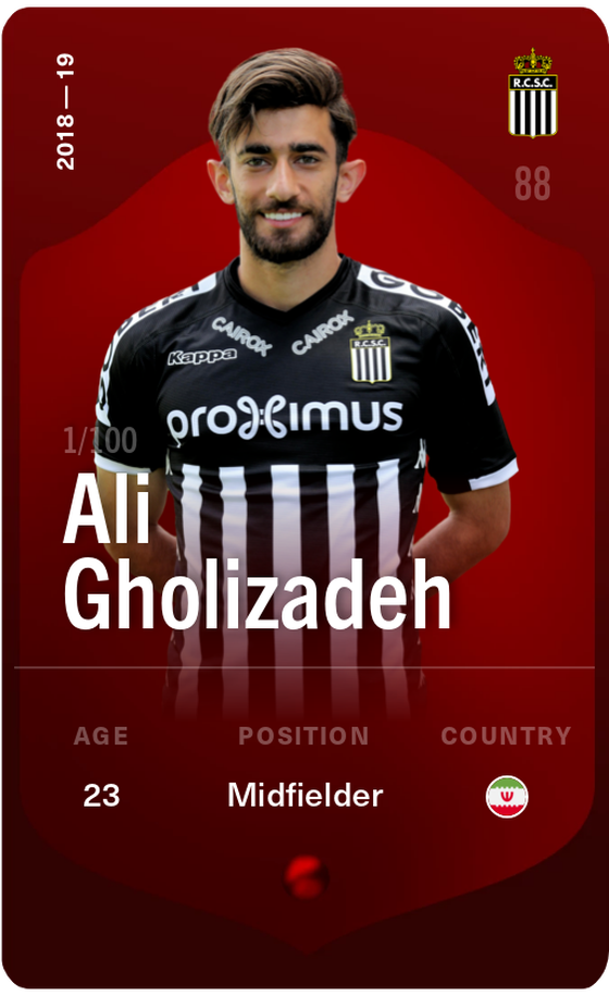 Ali Gholizadeh 2018-19 • Rare 1/100