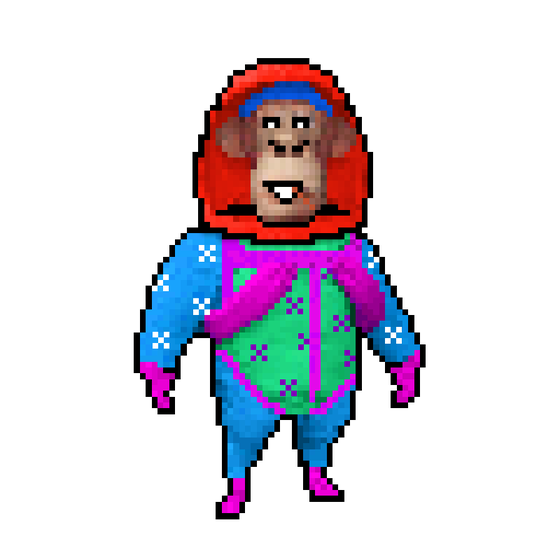 Pixel Radioactive Ape #612