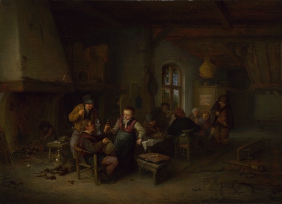 #39 0040 Adriaen van Ostade - The Interior of an Inn