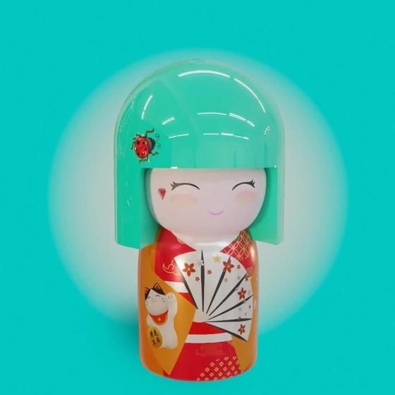 Kokeshi Akemi #120