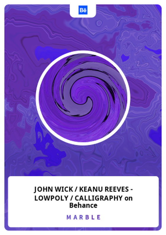 JOHN WICK / KEANU REEVES - LOWPOLY / CALLIGRAPHY on Behance