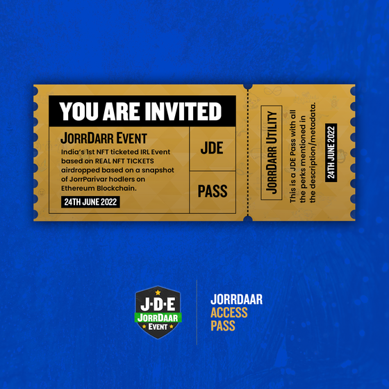 JorrDaar Event Pass #204