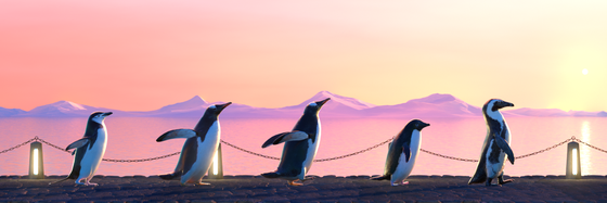 Five Penguins #2731