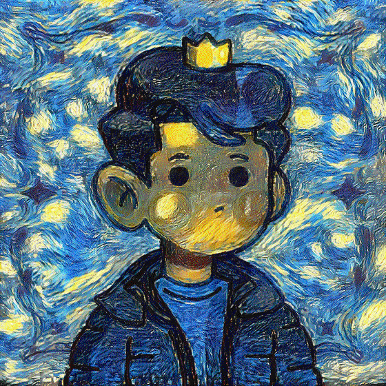 Starry Night Boki x Van Gogh #2494