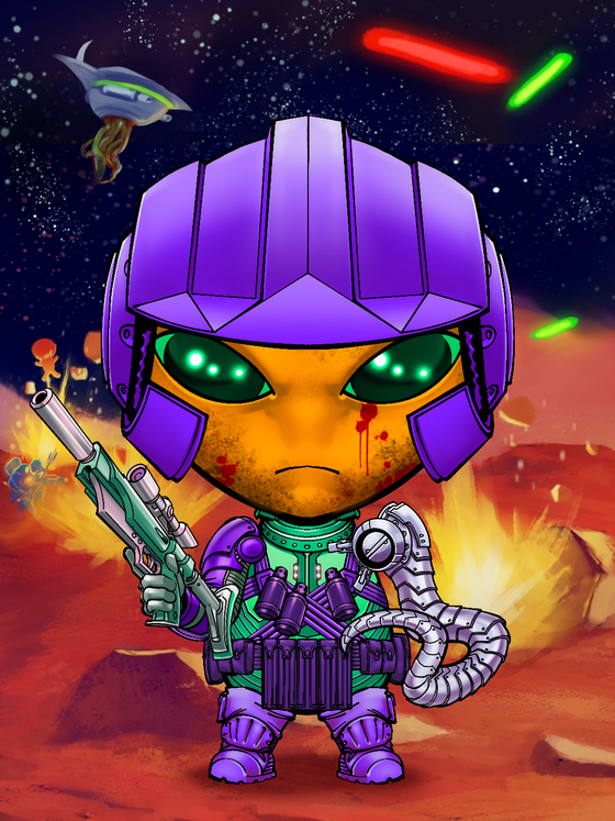 War Saturn Soldier #8322