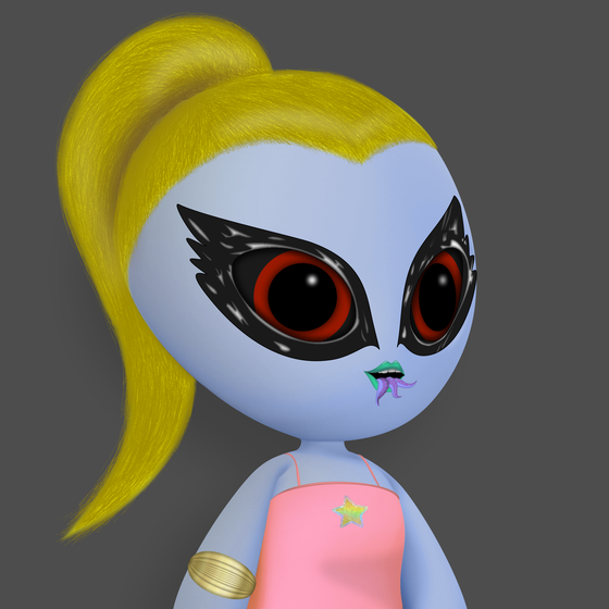 Alien Girl 3474