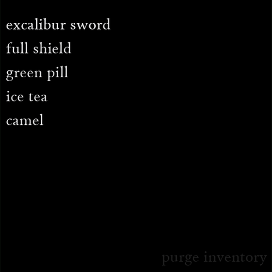 Purge Inventory #4332