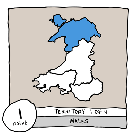 Territory 1/4 - Wales (North Wales)