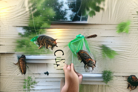 Catching cicadas