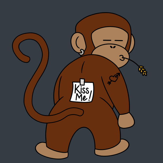 Kiss Me Monkey #8284