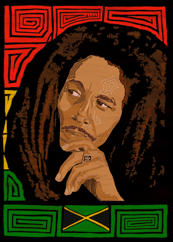 Mola Art Bob Marley