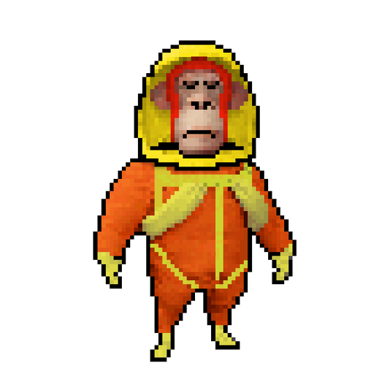 Pixel Radioactive Ape #200