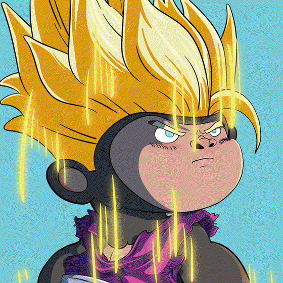 Super Saiyan Squishy Ape