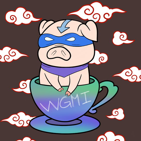 Lucky Teacup Piggy Club #2253