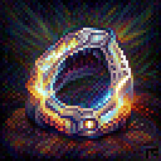 'Light's Tear' Titanium Ring of Rage