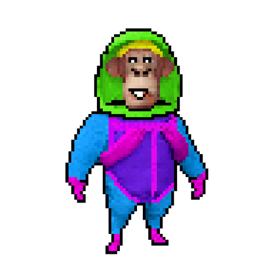 Pixel Radioactive Ape #241