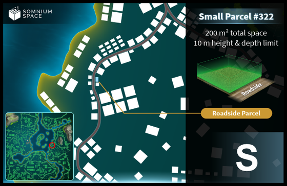 Small #322 (S) parcel in Somnium Space 