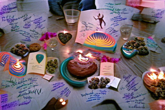 My recent birthday celebration of high vibe friends. My heart was full, community gathered and joy illuminated my soul.